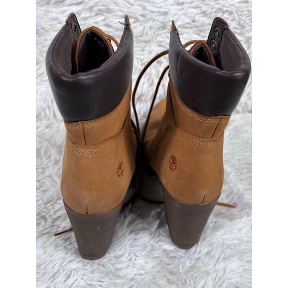 Timberland Women's Size 8.5 Camdale Field High Hell Boot Lace Up Brown A1KD3 - Picture 10 of 14